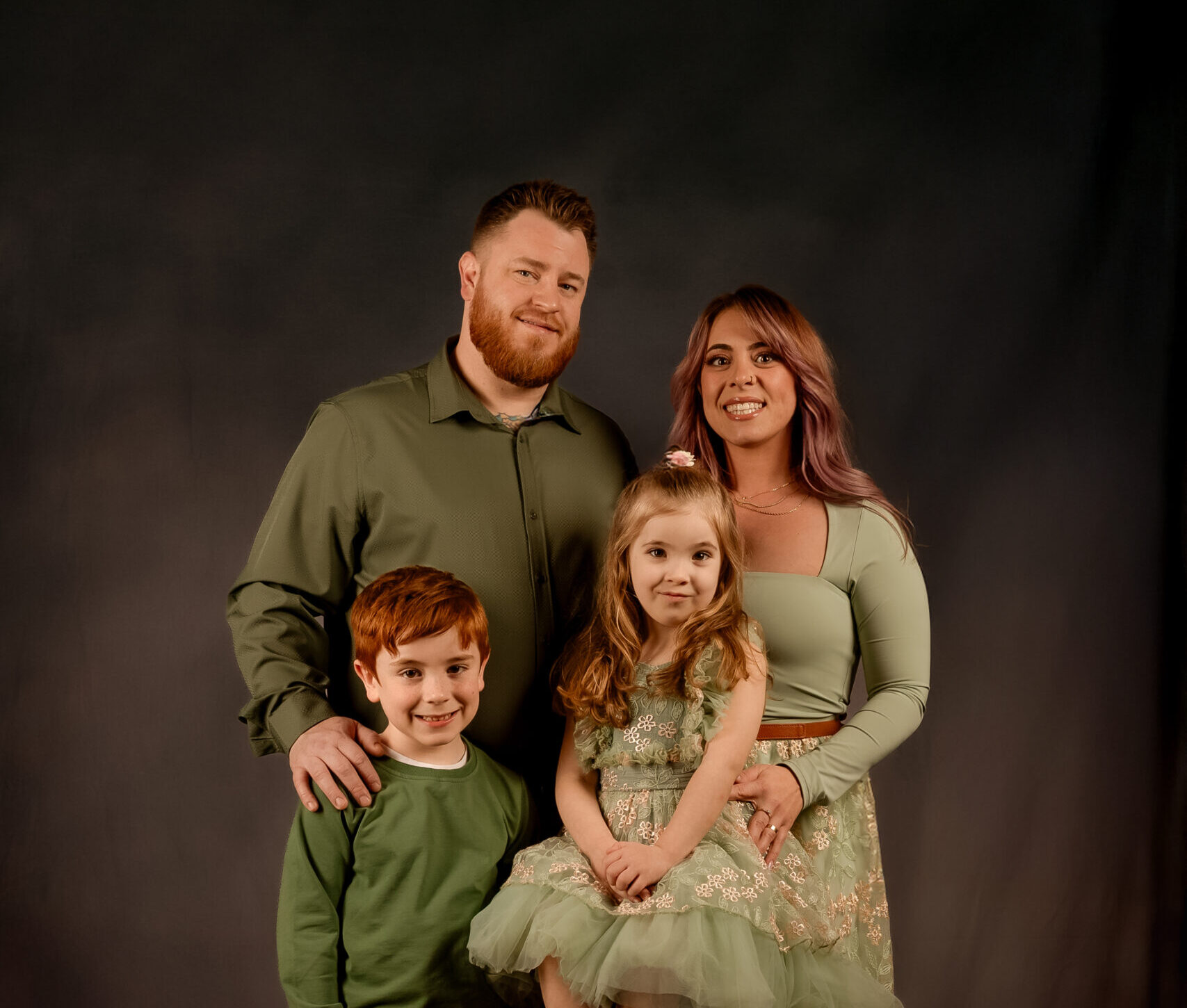 Studio session with the Hobart Family,
