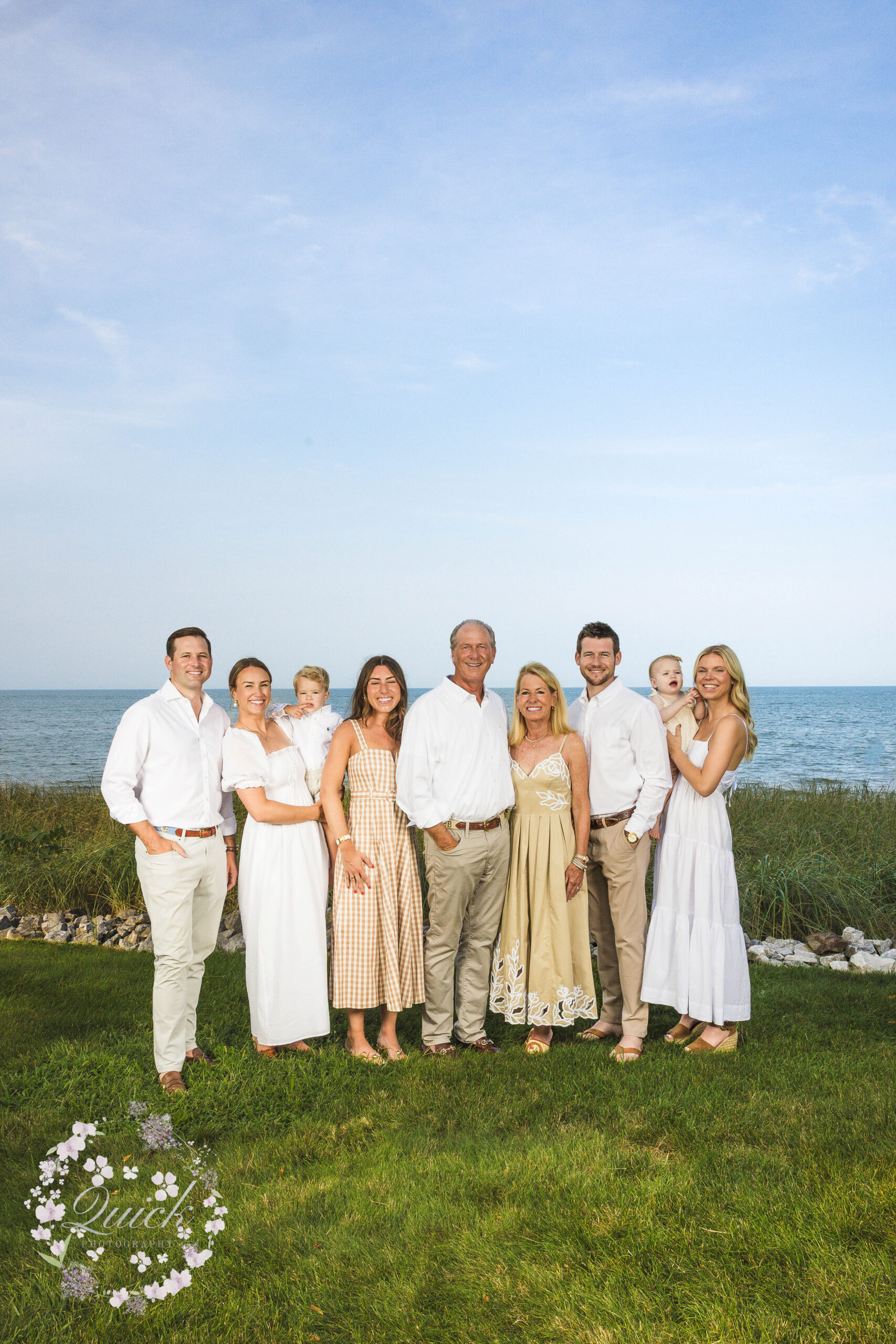 Family at Lake Erie, Huron, Ohio